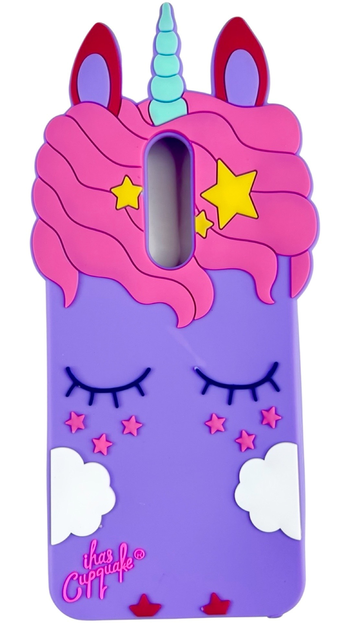 

Резиновый 3D чехол для Xiaomi Redmi 8A (на редми 8а) My little pony фиолетовый, Черный