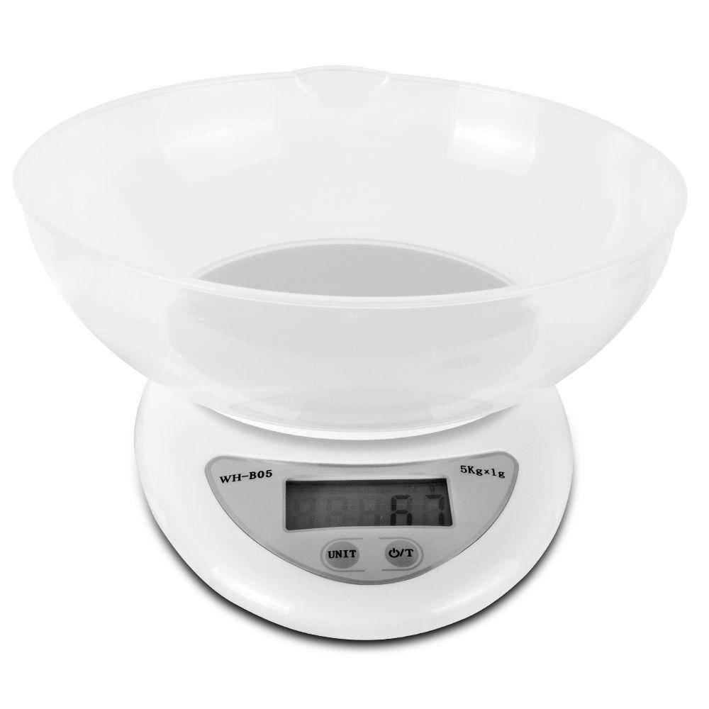

Весы кухонные с чашей 5кг точность 1гр WH-B05 цифровые