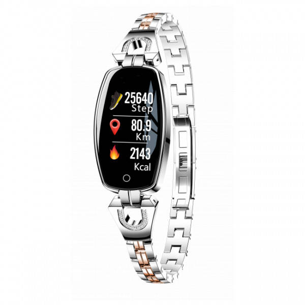 

Умный фитнес-браслет женский Smart Band Pro H8 Original серебро UB арт. 3354