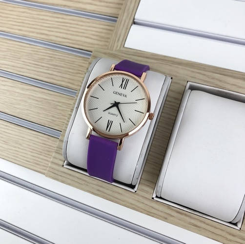 

Geneva Silicone Violet-Gold-White