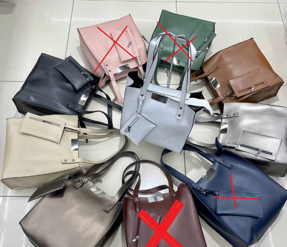 

Сумочка женская прямоугольная на плечо 33*30 см на молнии плюс маленький кошелек в разных цветах Dpolo, Разные цвета