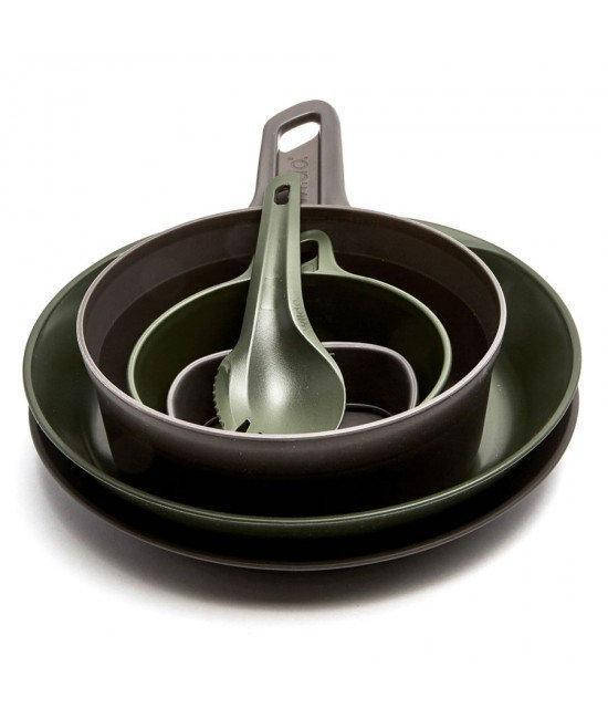 

Туристический набор посуды Wildo Explorer Kit Olive & Dark Grey 67221
