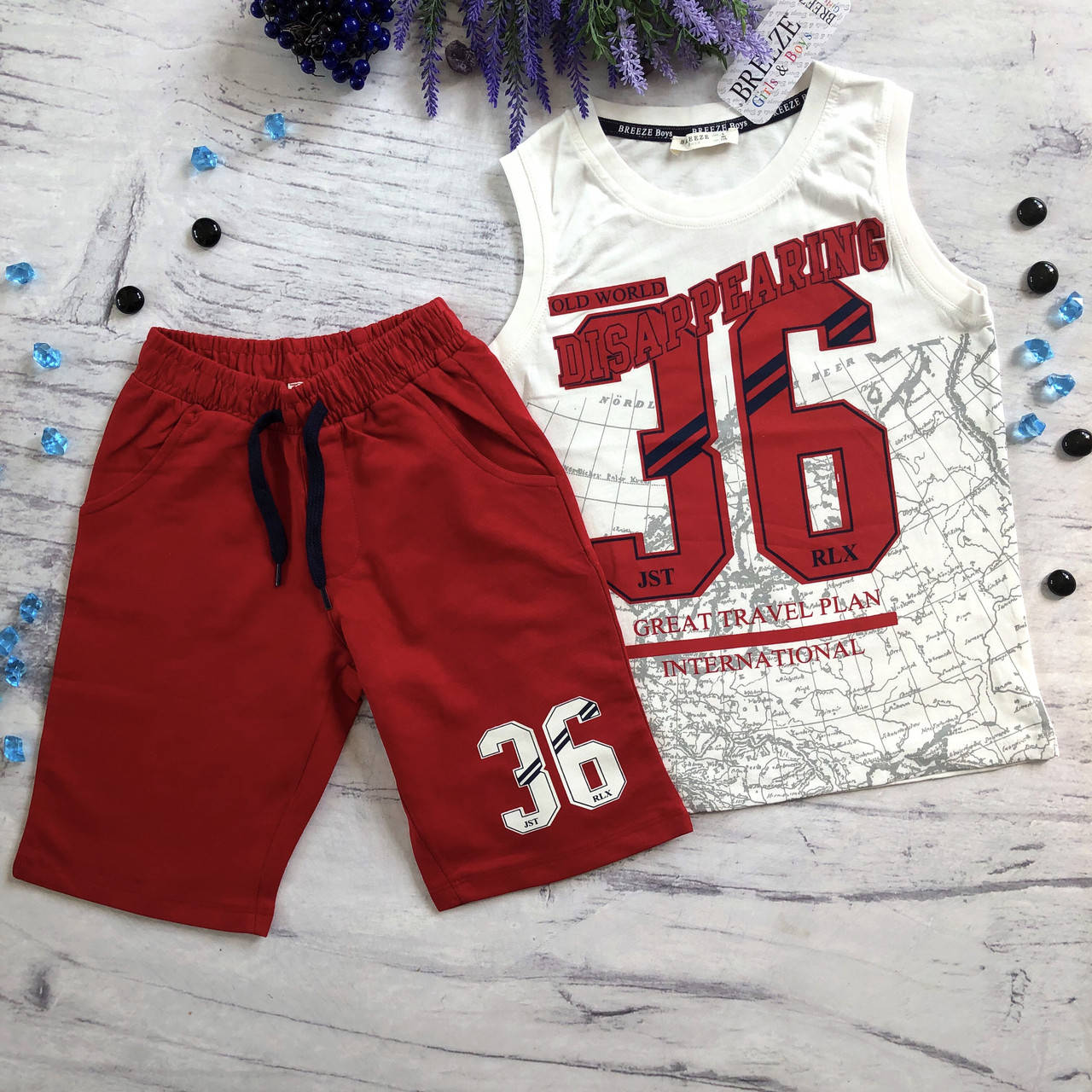 

Летний костюм на мальчика Breeze 41. Размер 116 см, 140 см