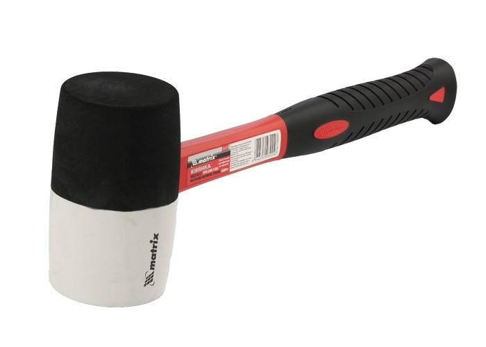 

Киянка резиновая, 680 г, черно-белая резина, фибергласовая рукоятка. MTX 11172