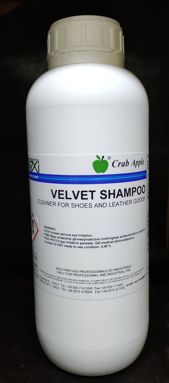 

Velvet Shampoo-Шампунь для замші і нубуку, кол.нейтральний, 1л
