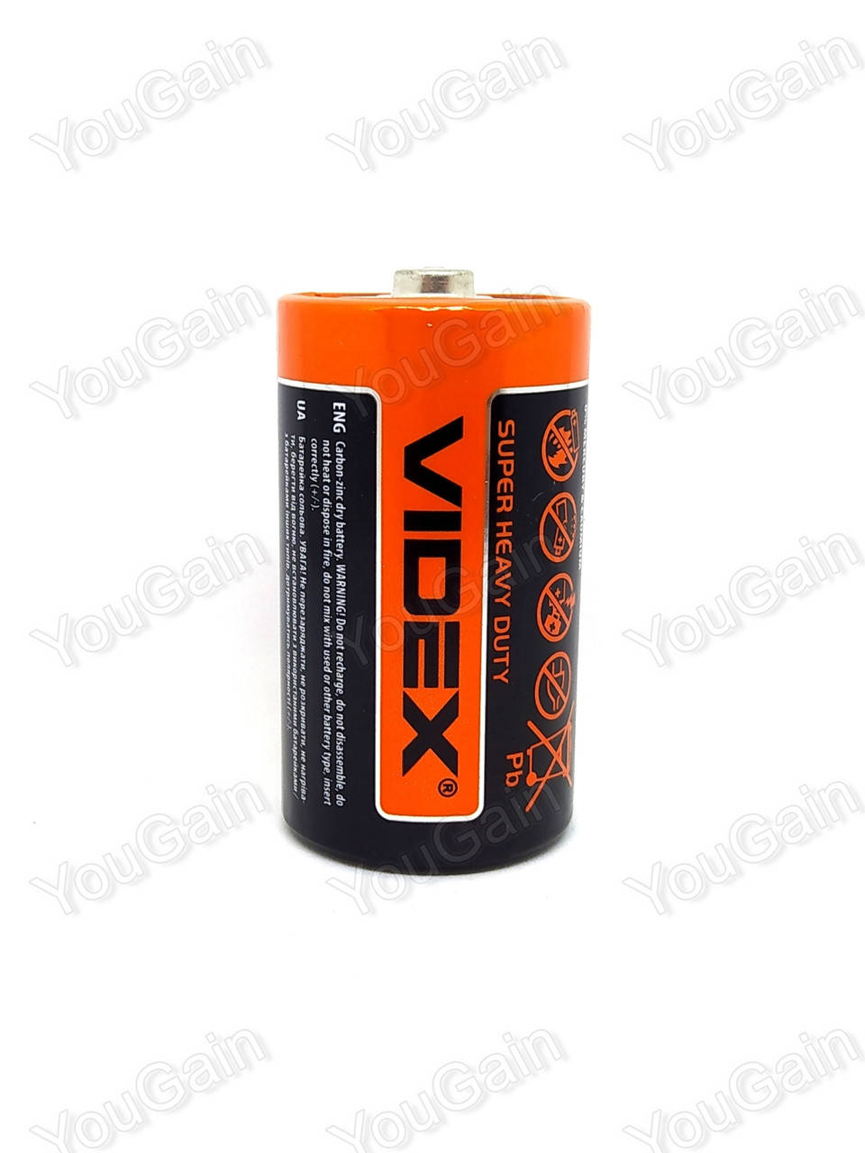 

Батарейка солевая VIDEX "D" R20P