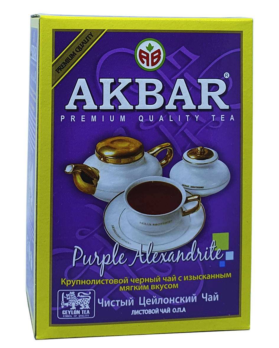 

Чай черний Akbar Фіолетовий Олександрит 100 г (960)