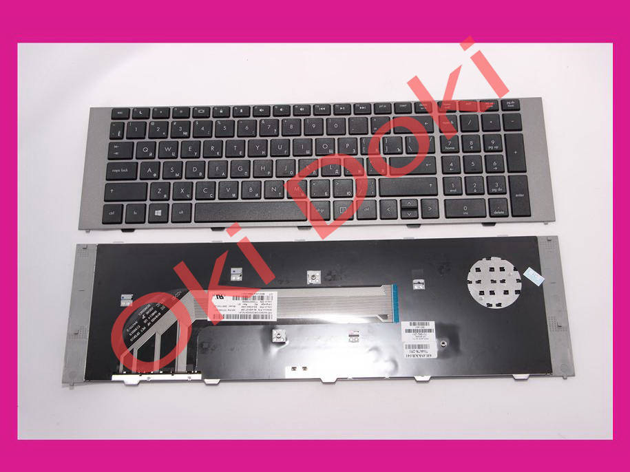 

Клавиатура HP ProBook 4740 4740s rus grey frime, Серый