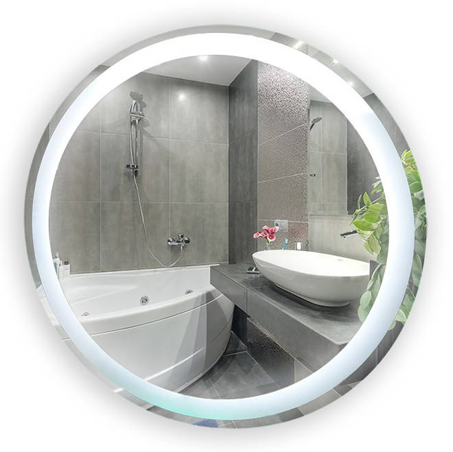 

Зеркало круглое LED (80*80см*3см) PR-D61