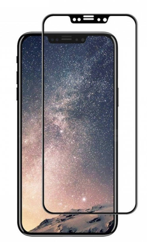 

Защитное стекло 9D для iPhone X / Xs черное, Черный