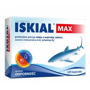

Iskial Max + wit. D3 - масло печени акулы c витамином D, 120 кап.