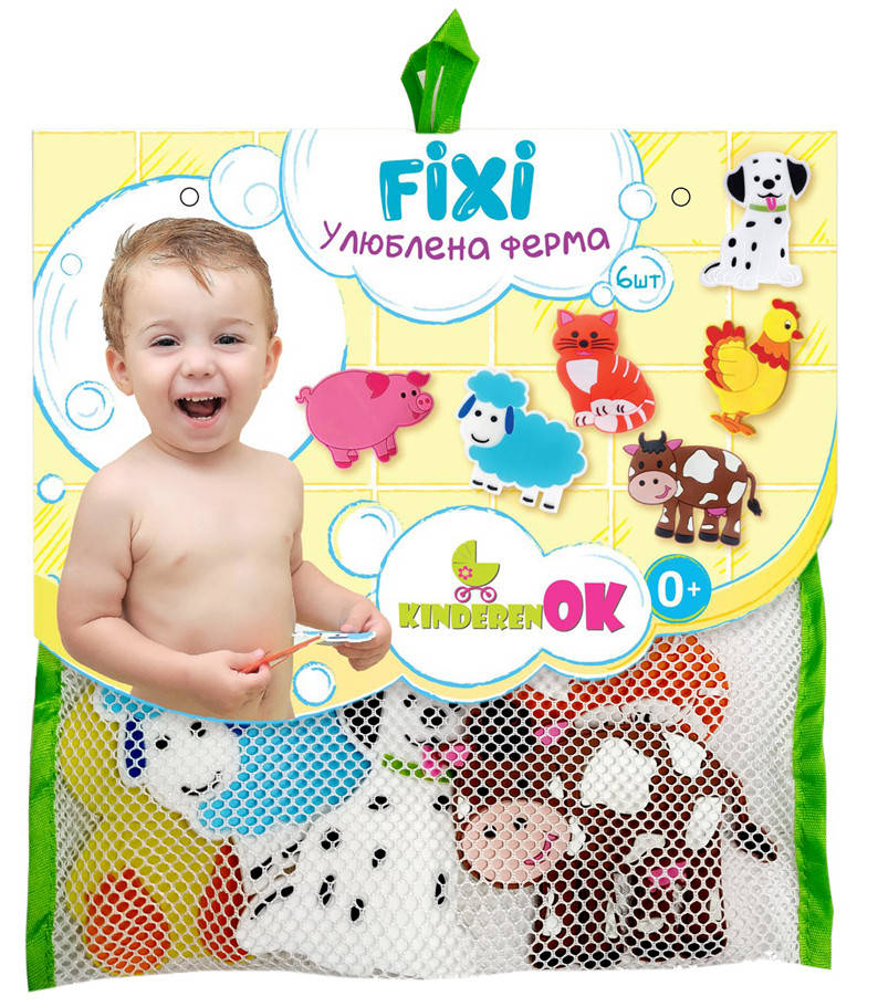

Игрушки на присосках для купания в ванной Ферма, KinderenOK (061113)