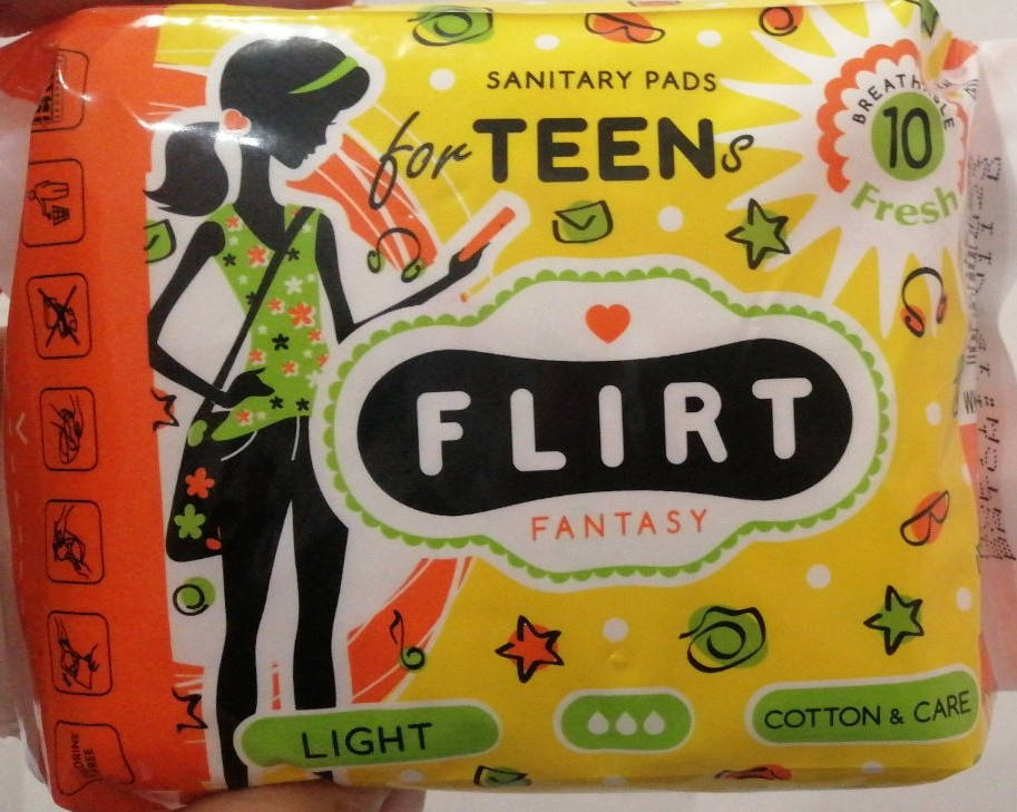 

FantasyFLIRT прокл д/крит днів teen fresh - cotton&care - 3 краплі, 210 мм, уп=10шт