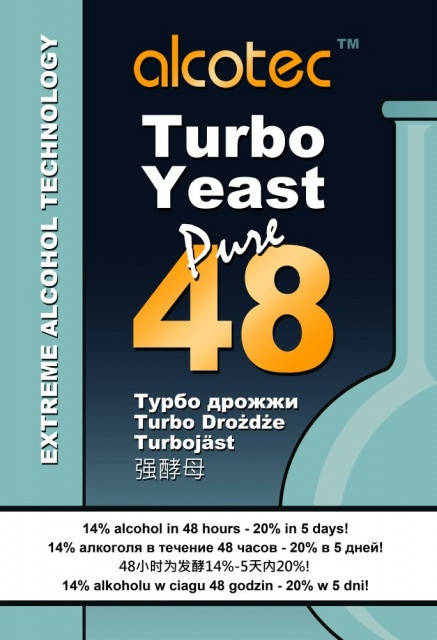 

Турбо дрожжи Alcotec48 Turbo Yeast Pure,135г. "Hambleton Bard" (Великобритания) ,Годен до: 10.2023 г.