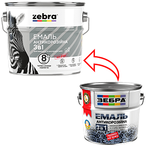 

Эмаль 3в1 ZEBRA антикоррозионная серия Кольчуга Белый глянцевый 0,7 кг