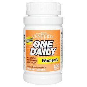 

Витамины для девушек 21st Century One Daily Women's (100 таблеток.)