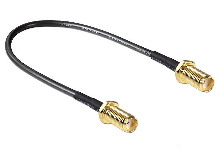 

Кабель антенний RF:SMA M/M Delock 0.2m 50 Ohm RG-174 D=2.7mm Черный(70.08.8477)