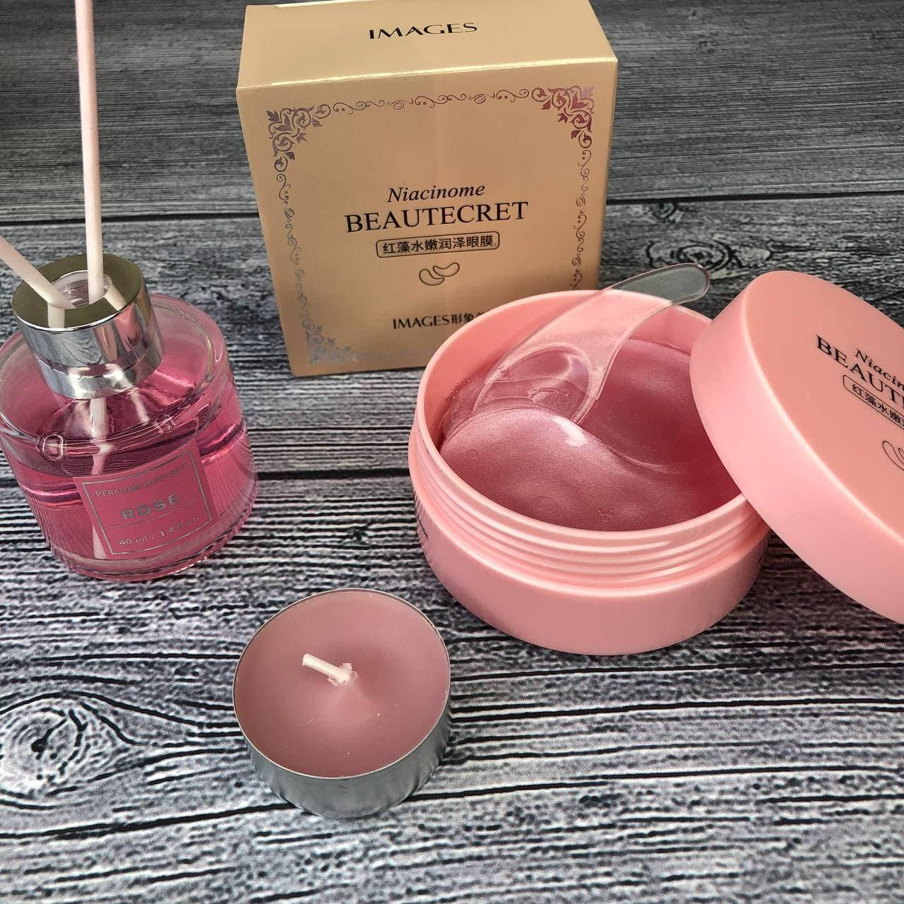 

Патчи гидрогелевые Images Niacinome Red Algae Moisturizing Eye Mask с ниацинамидом и водорослями FamousCare 60