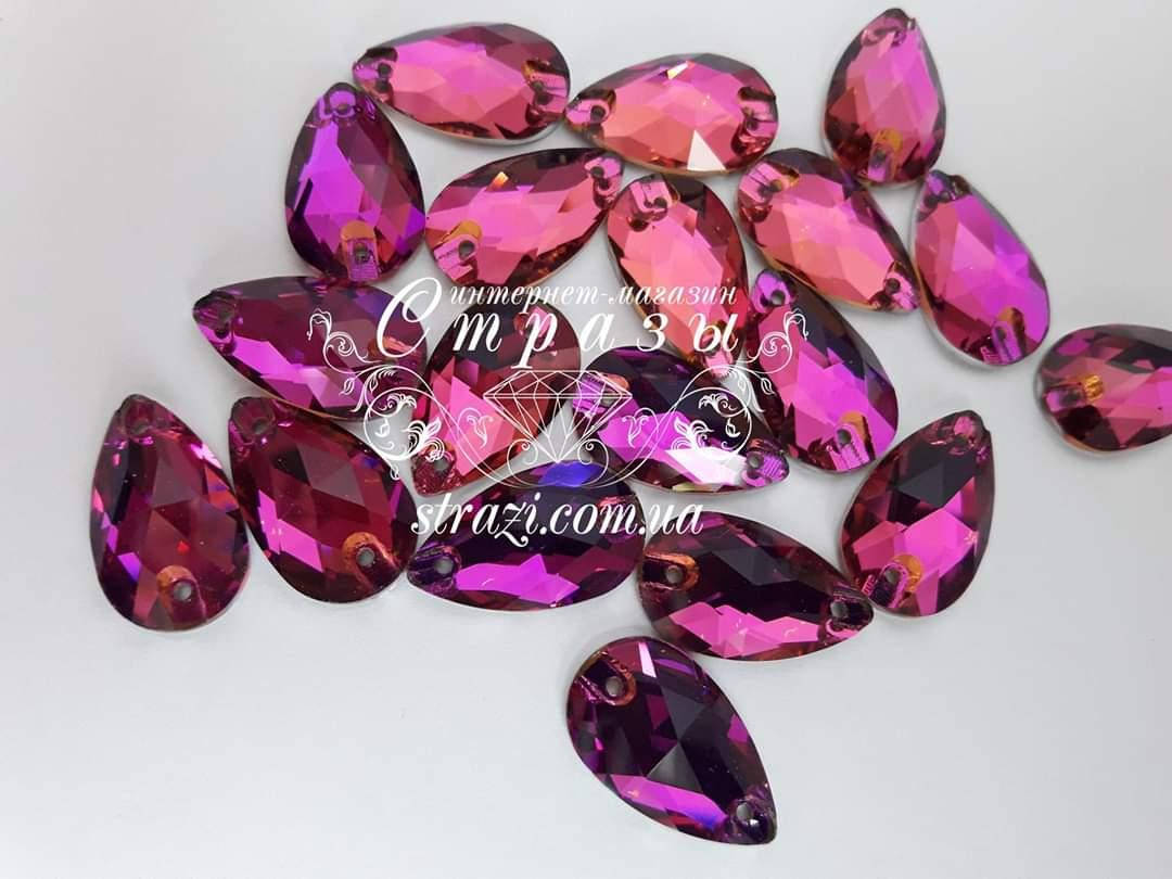 

Стразы Lux Капля 10х18мм. Fuchsia