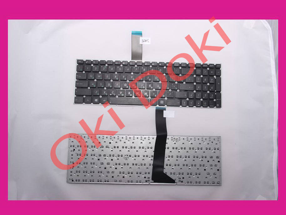 

Клавиатура Asus X501 X550 X552 X750 series rus black без фрейма с креплениями ОЕМ, Черный