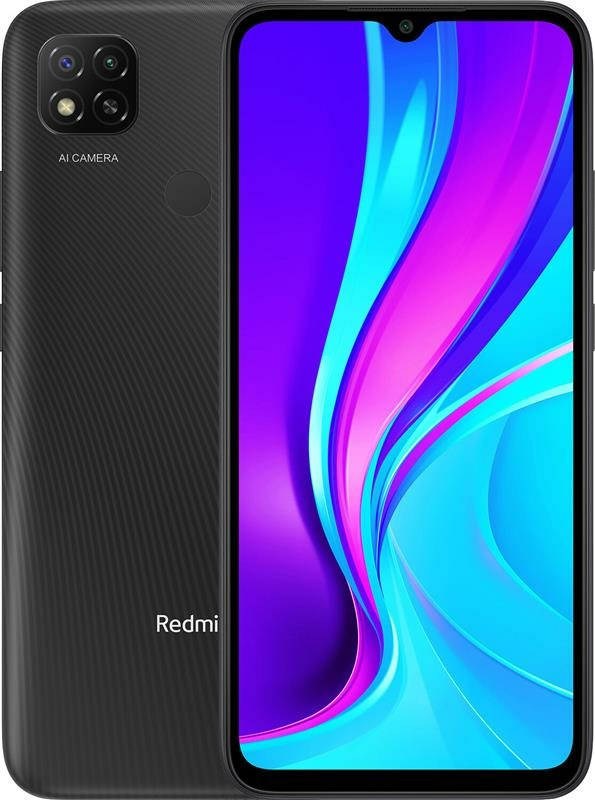 

Смартфон Xiaomi Redmi 9C 3/64GB Midnight Gray_UCRF, Серый