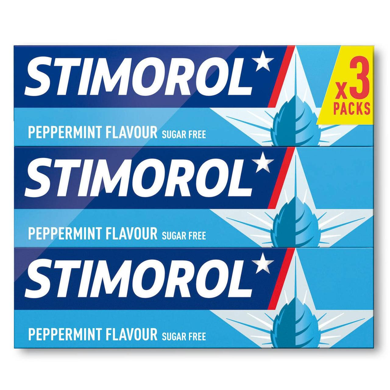 

Жевательная резинка Stimorol со вкусом перечной мяты 10 шт x 3