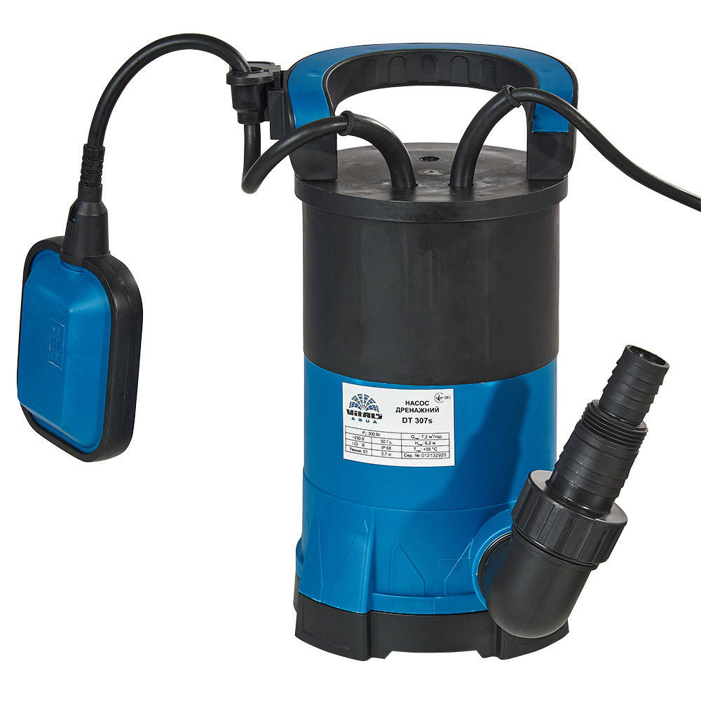 

Насос погружной дренажный для чистой воды Vitals aqua DT 307s