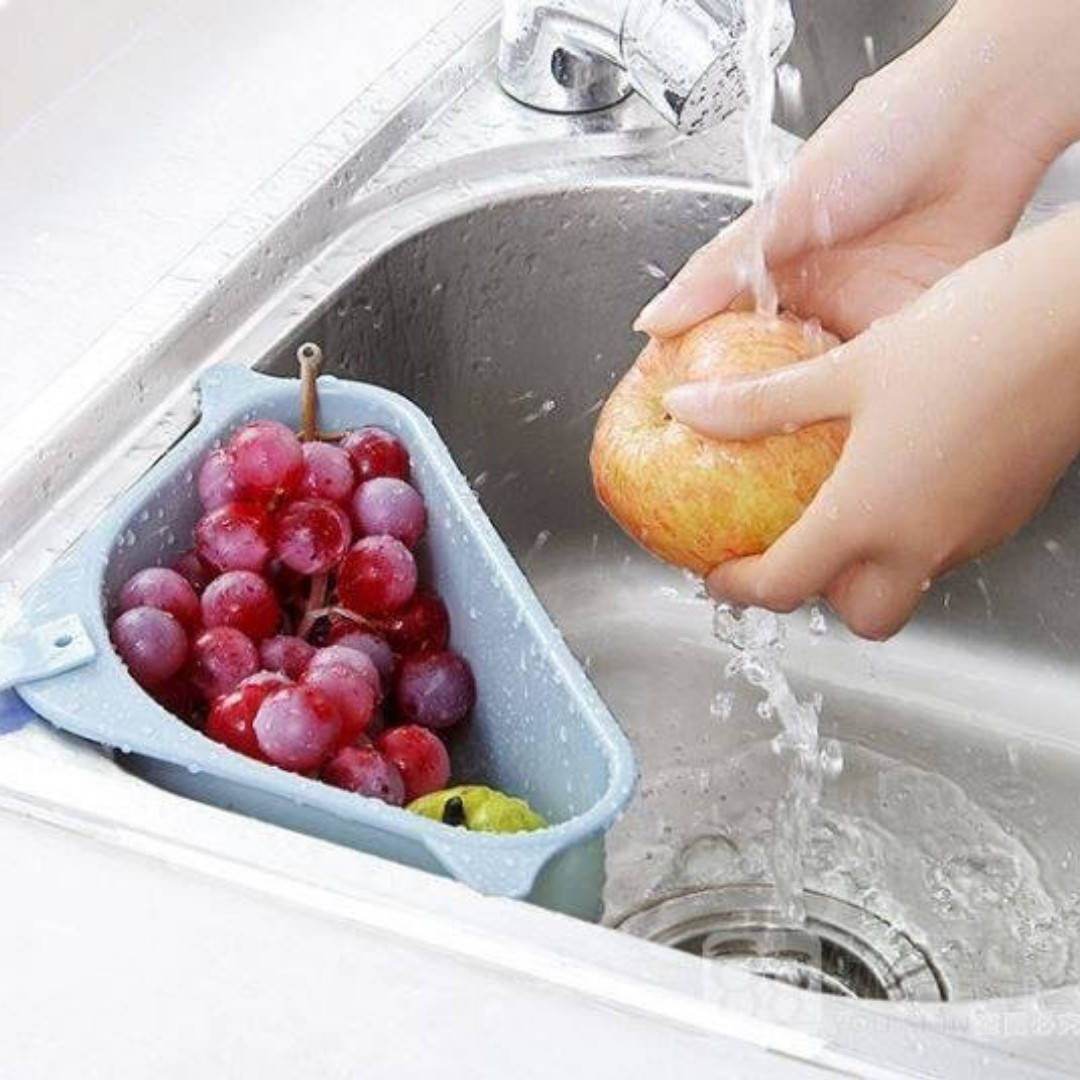 

Распродажа! Органайзер угловой на мойку. Коландер - Сито для раковины - Дуршлаг.