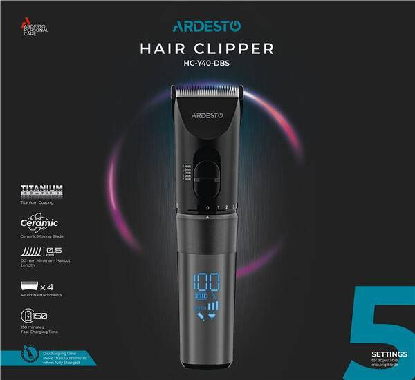 

Машинка для стрижки волос Ardesto HC-Y40-DBS