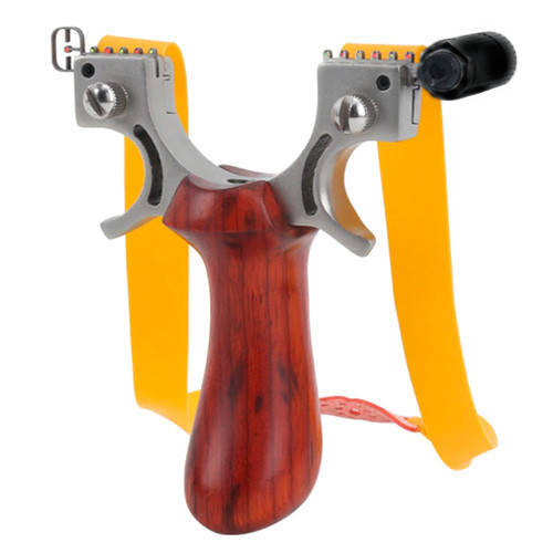 

Рогатка с ночным прицелом и уровнем для спорта, рыбалки, ручка под дерево