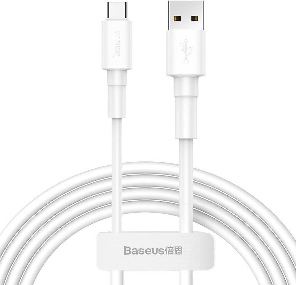 

Кабель Baseus Mini White Type-C 3A 1m white (CATSW-02), Белый