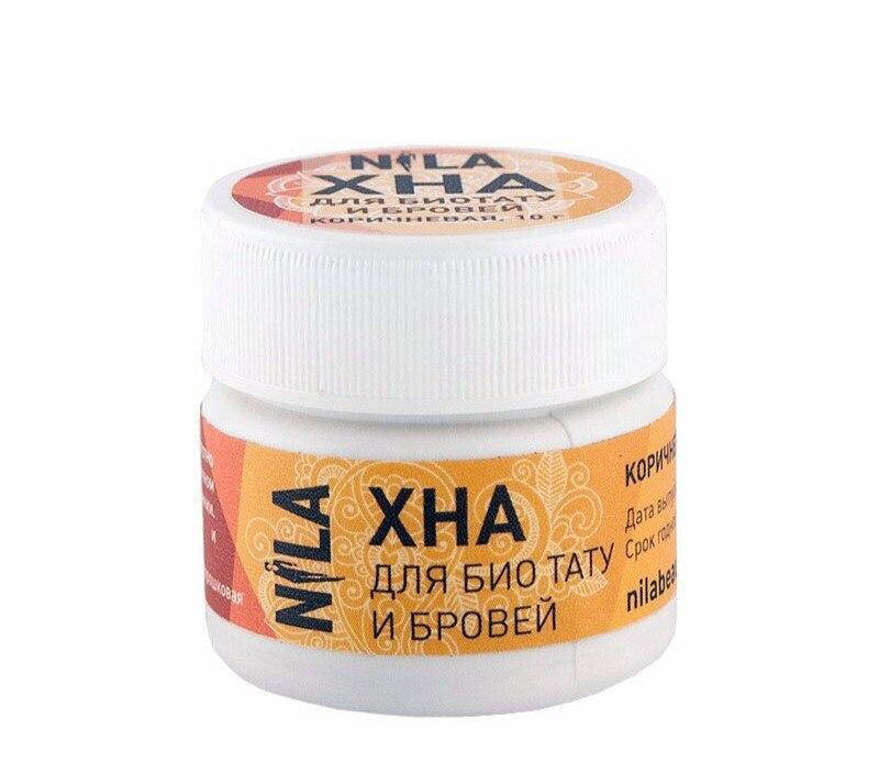 

Хна для бровей и биотату "Nila", коричневая, 10 г