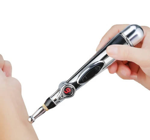

Массажная ручка Massage pen W-912 акупунктурная 3 в 1