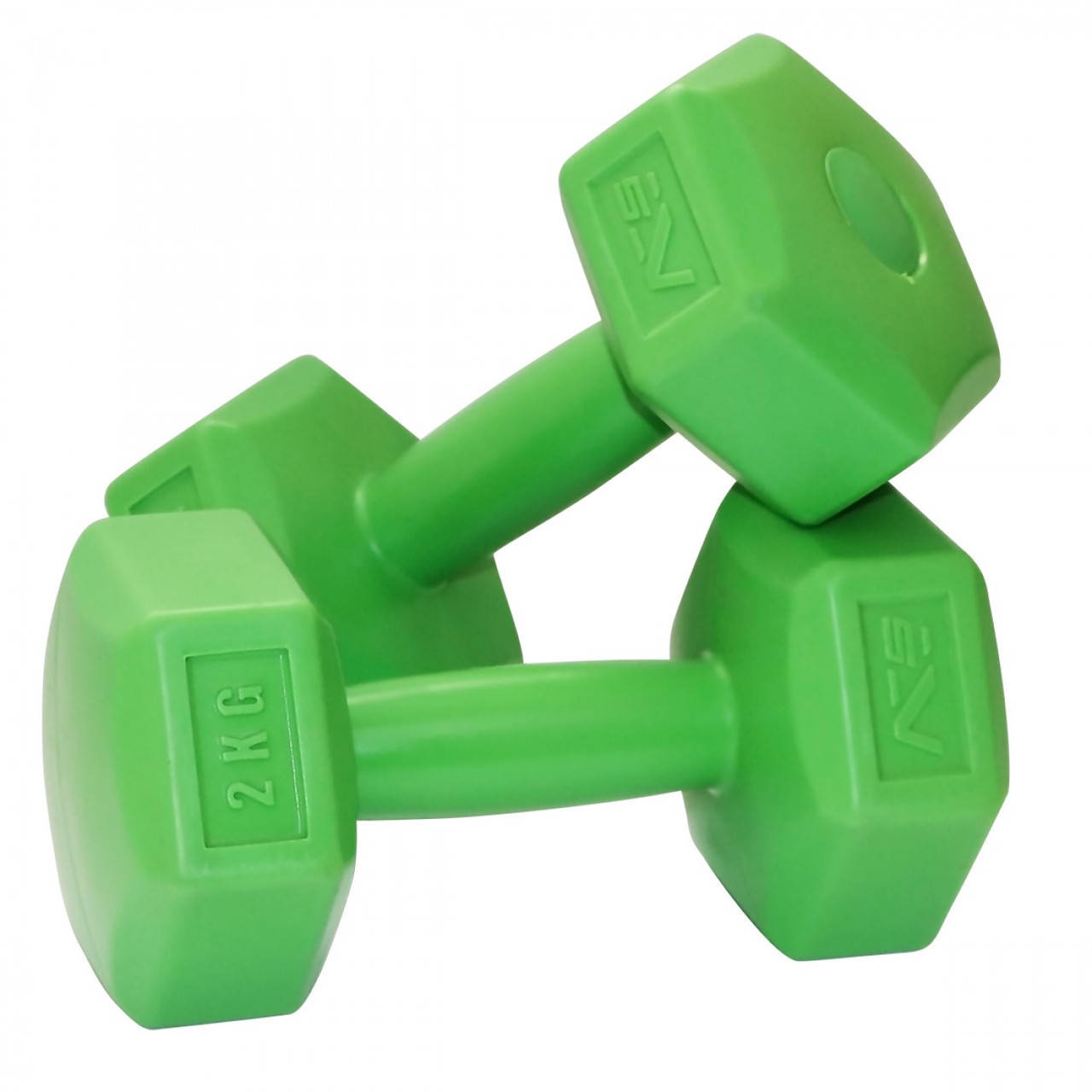

Гантели SportVida 2 x 2 кг SV-HK0218 Для тренировок, Зелёный