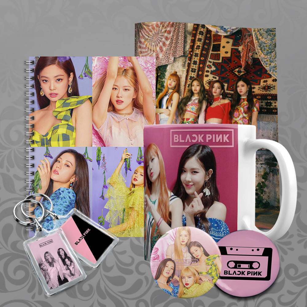 

Бокс K-pop Black Pink 10 предметов