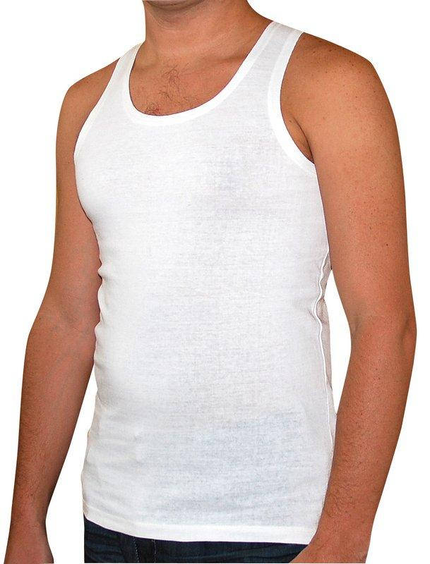 

Мужская майка хлопок EZGI Турция белая размер S-56 (44-46)