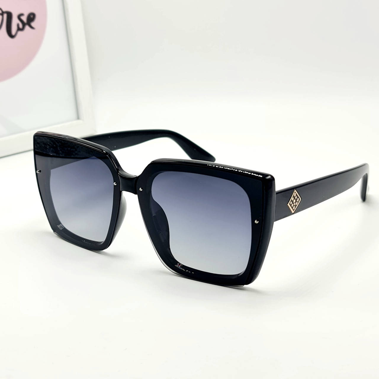 

Сонцезахисні окуляри M&JJ Жіночі Поляризаційні сірий (21319), Черный