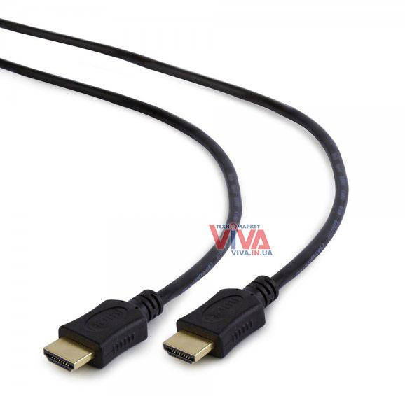 

Кабель HDMI Cablexpert CC-HDMI4L-1M (v 1.4) 1 м, Черный