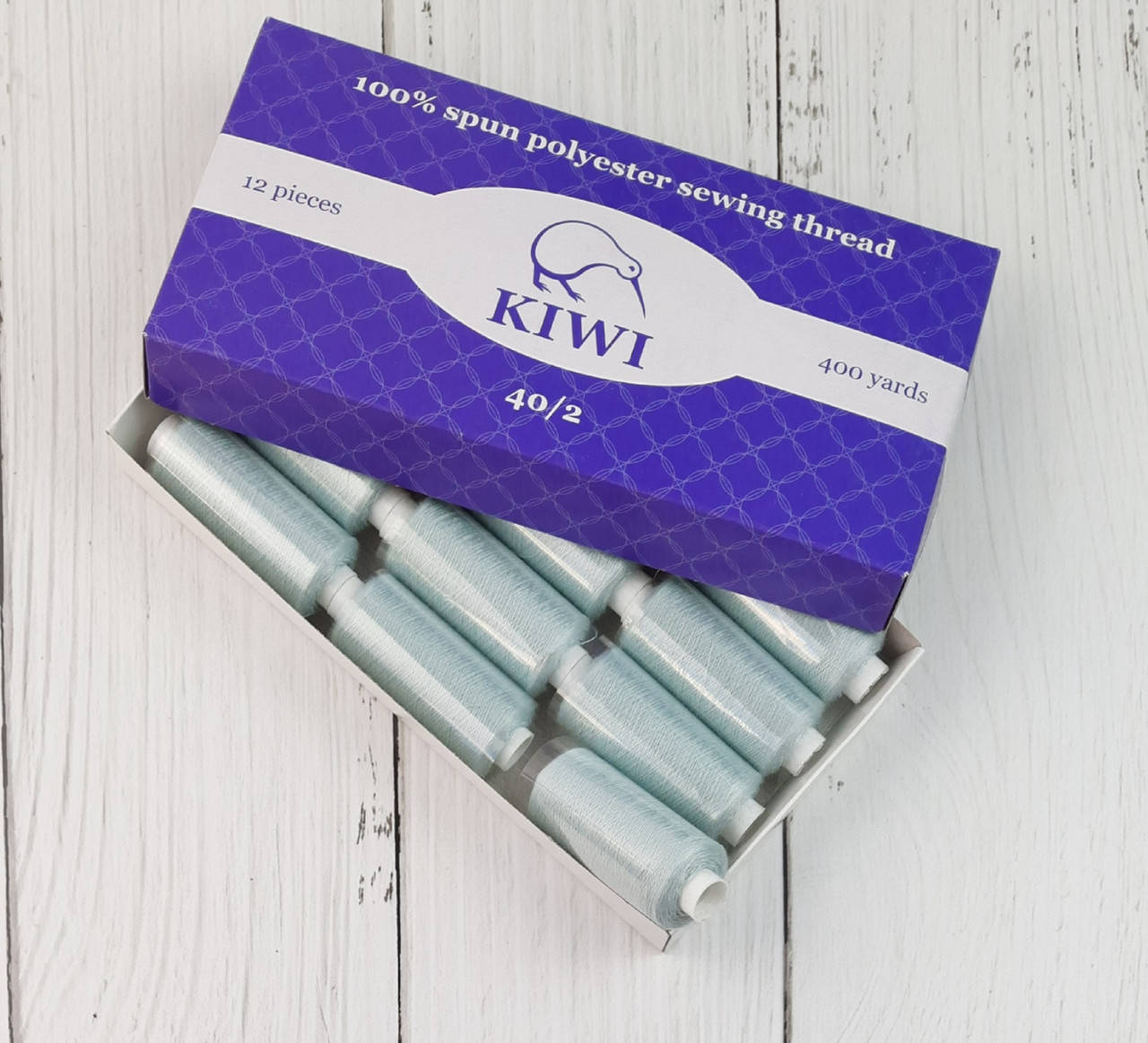 

Швейные нитки Kiwi 40/2 (400 ярдов).СВЕТЛАЯ ОЛИВКА 304