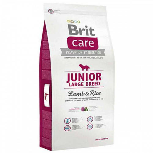 

Brit Care (Брит Кеа) JUNIOR LARGE BREED Lamb & Rice - корм для щенков крупных пород ягненок/рис 12кг