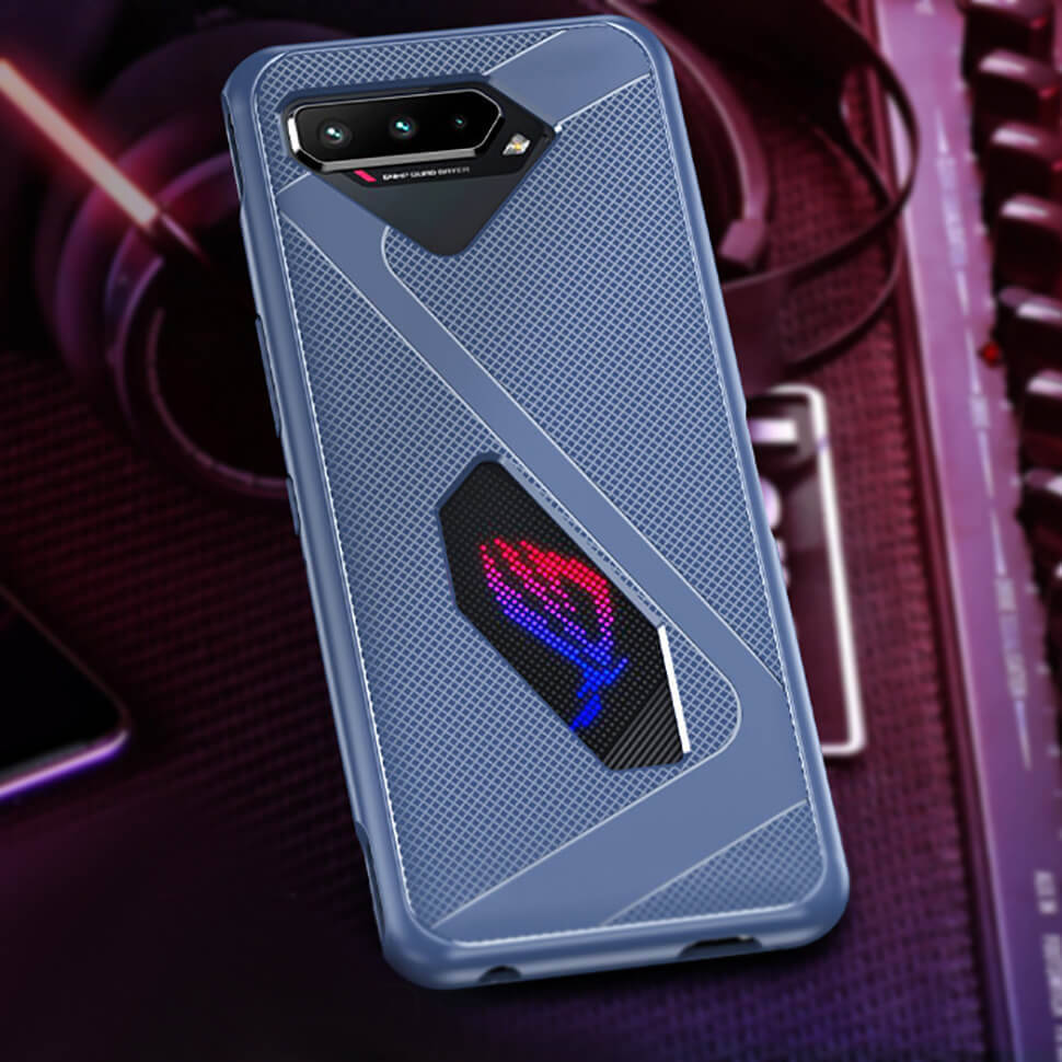 

Чехол Butterfly Shadow Series для Asus ROG Phone 5 Navy Blue, Темно-синий