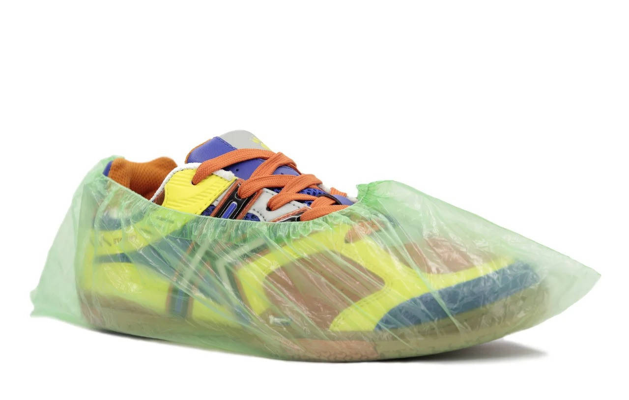 

Бахилы полиэтиленовые одноразовые фасованные, 3.5 грамм, зеленые, 100 шт, Желтый