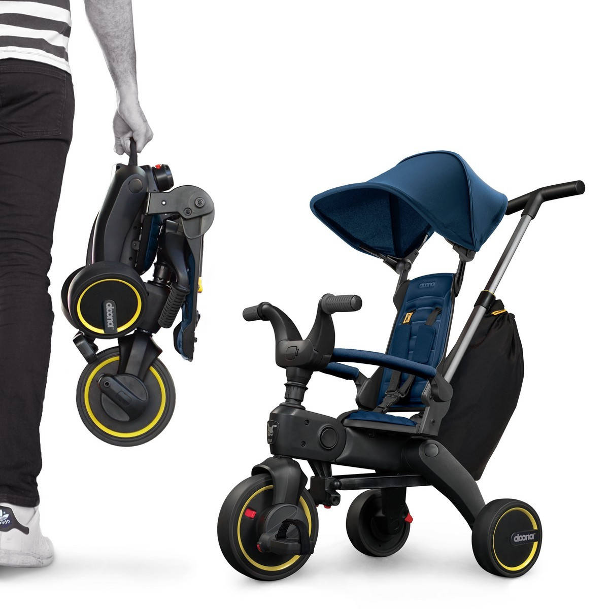 

Складной трехколесный велосипед 5 в 1 Doona Liki Trike S3 Royal Blue, Синий