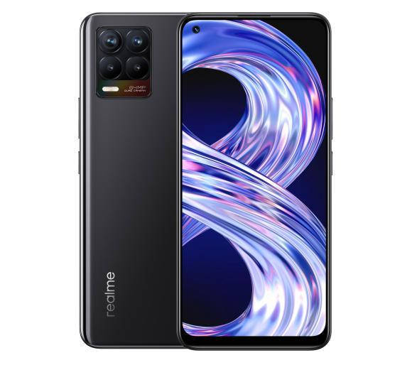 

Смартфон realme 8 6/128GB Cyber Black, Черный