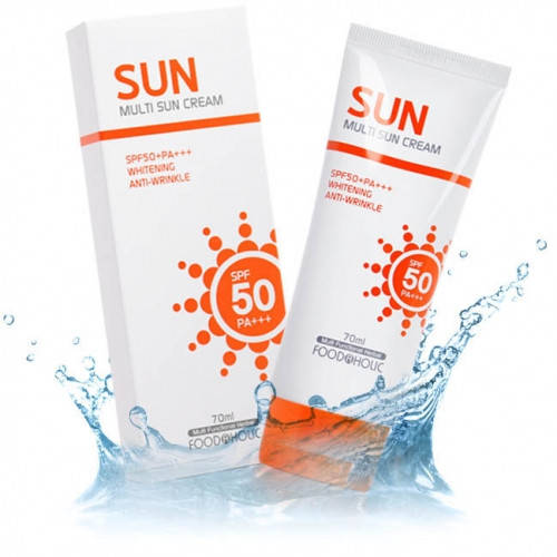 

Солнцезащитный крем Food a holic Multi Sun Cream SPF 50/PA+++ 70 мл