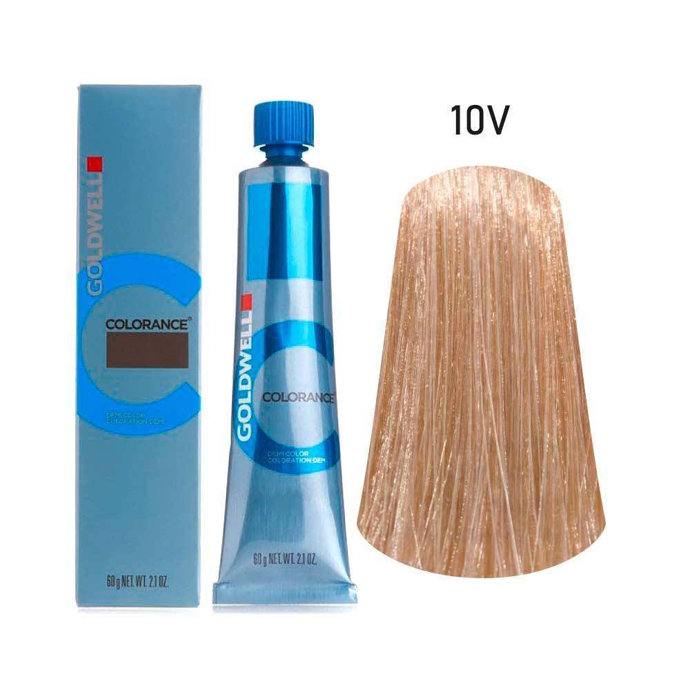 

Крем-краска для волос Goldwell Colorance 10-V фиолетово-пепельный блондин 60 мл