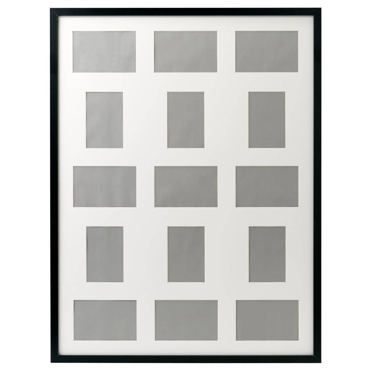 

IKEA RIBBA (803.784.42) Рамка для 15 фотографий, черная, Черный