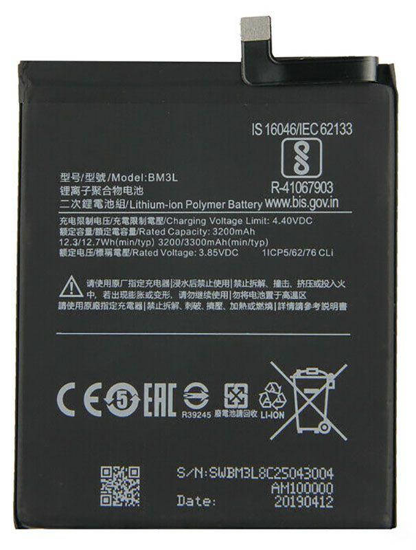 

Аккумулятор Xiaomi Mi9 / BM3L (3300 mAh) 12 мес. гарантии