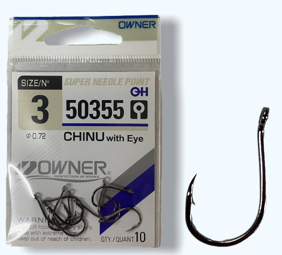 

Крючки OWNER 50355 CHINU wiht Eye 3