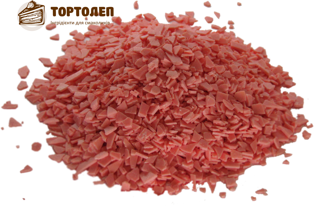 

Шоколадные осколки Розовые "Мир"